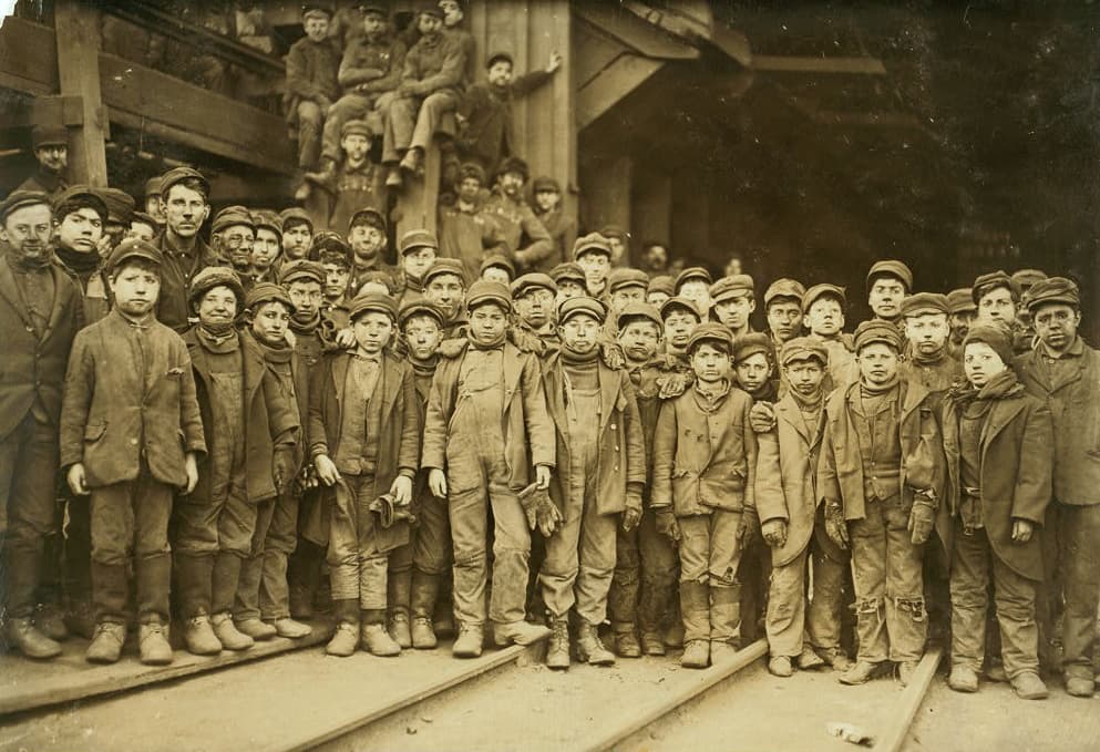 Pittston's Breaker Boys in 1911